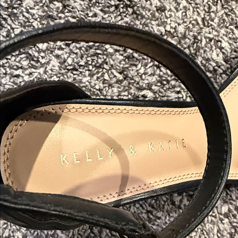 Kelly & Katie Hailee Black Women's Sandals - Size 8 - Picture 5 of 7